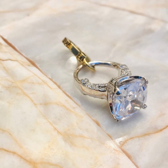 authentic rare luxury Juicy Couture engagement ring charm - Picture 4 of 17